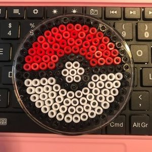 Pokémon Poke ball Keychain Beads